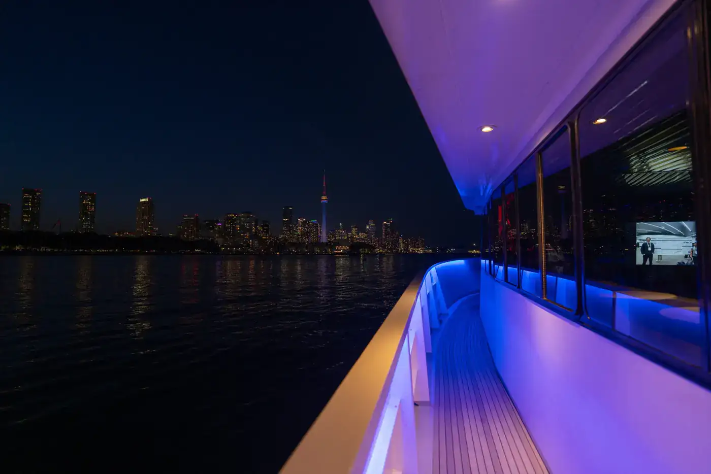 A private gathering with Toronto Harbour all around