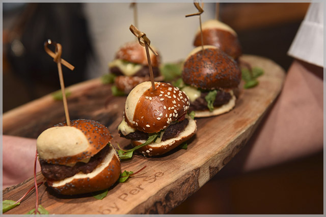3 sliders from our cruise menus.